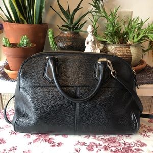 Black Leather Cole Haan Handbag